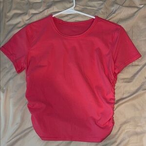 Pink Lululemon Ribbed Nulu Top - Size 6